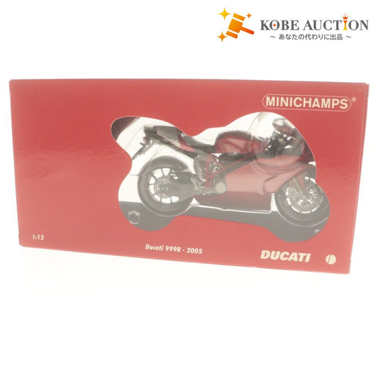 ■ ミニチャンプス ミニカー バイク Ducati 999R 2005 Red 1/12 箱付き
