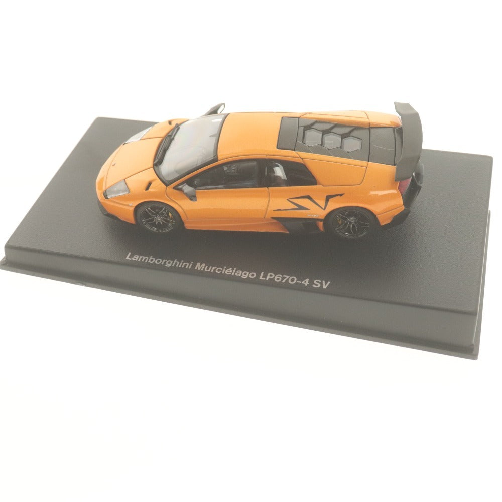 ■ AUTOart オートアート ミニカー ランボルギーニ ムルシエラゴ LP670-4 SV 1/43 オレンジ 箱付き