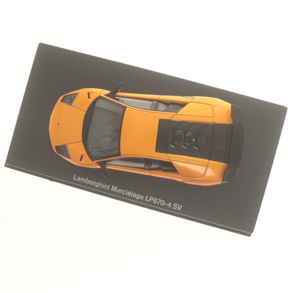 ■ AUTOart オートアート ミニカー ランボルギーニ ムルシエラゴ LP670-4 SV 1/43 オレンジ 箱付き