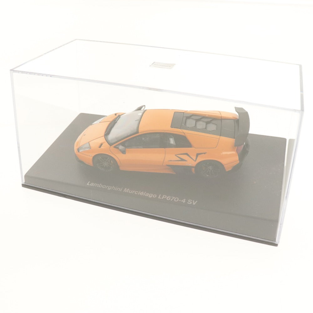 ■ AUTOart オートアート ミニカー ランボルギーニ ムルシエラゴ LP670-4 SV 1/43 オレンジ 箱付き