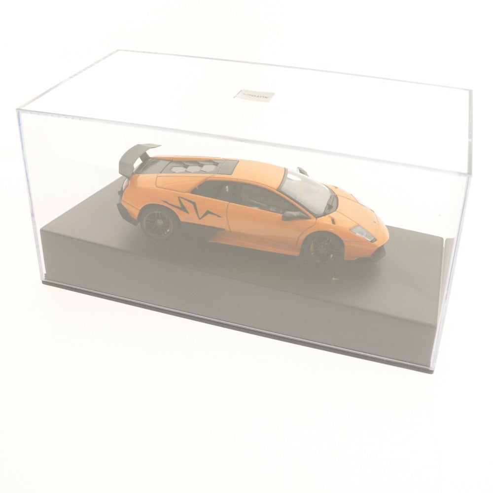 ■ AUTOart オートアート ミニカー ランボルギーニ ムルシエラゴ LP670-4 SV 1/43 オレンジ 箱付き