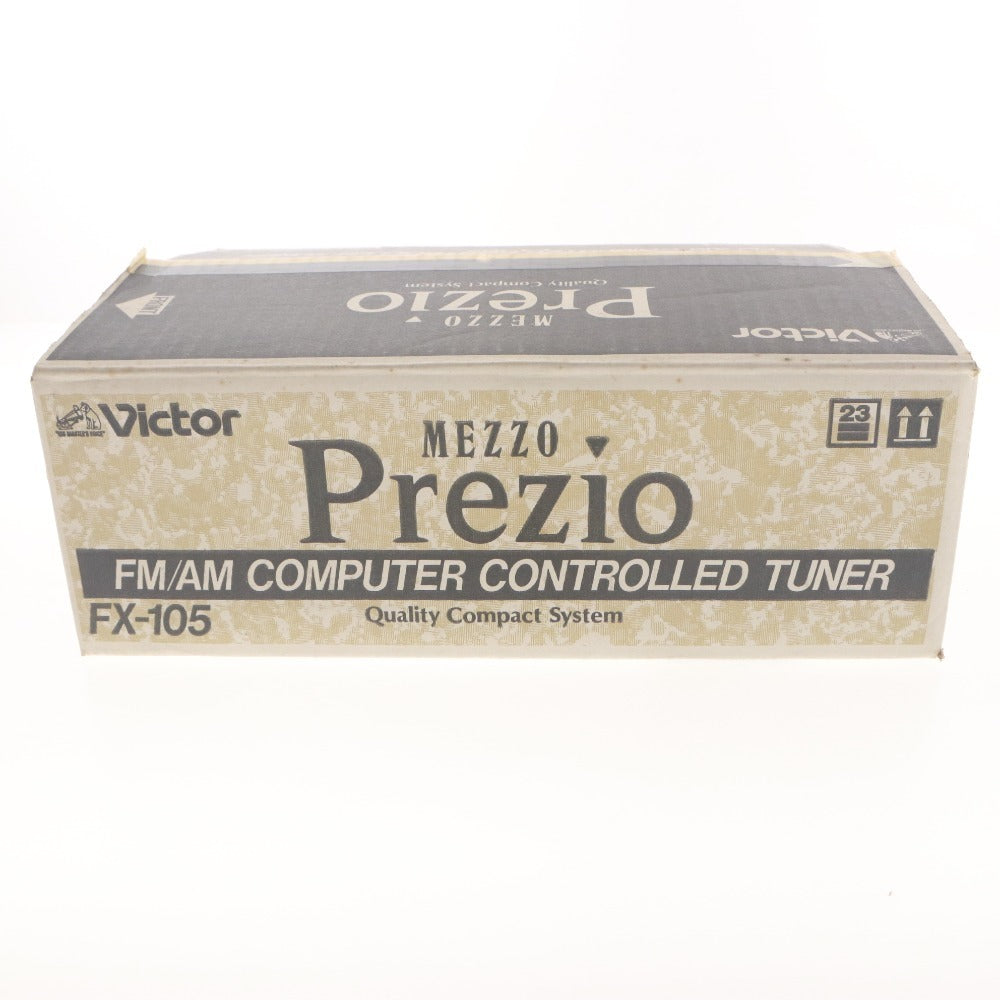 ■ Victor Stereo Tuner FX-105 Audio Equipment High-End Mini Component Retro Audio Power-On Confirmed with Box and Accessories