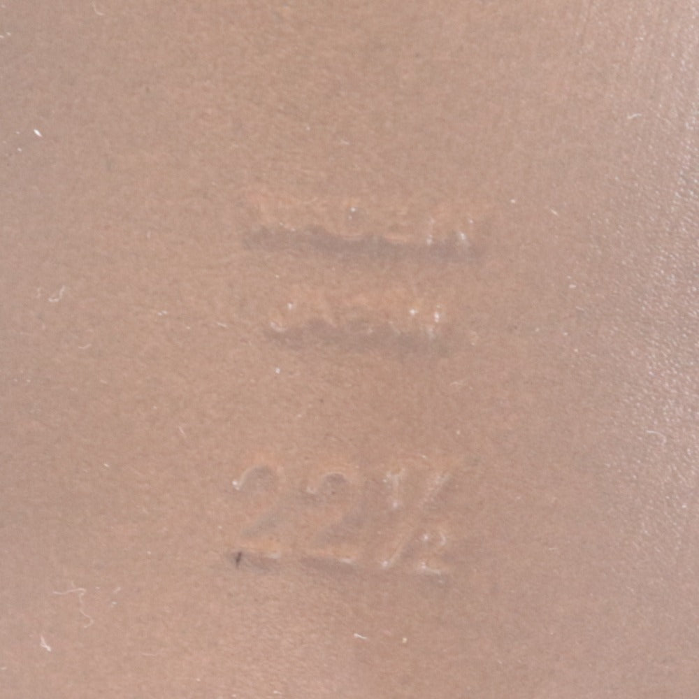 ■ JILL STUART ジルスチュアート ロングブーツ 革靴 スエード ヒール ファスナー 日本製 レディース 22 1/2 ブラック 黒