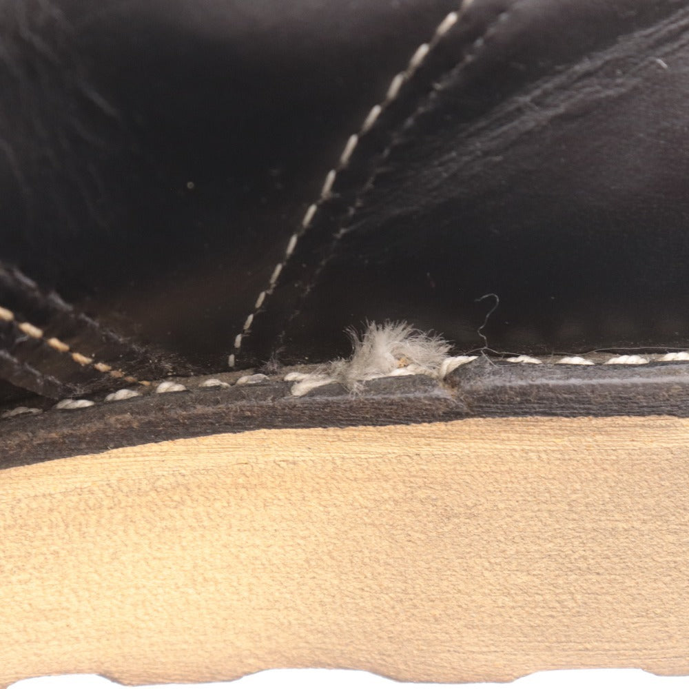 RED WING 8165 Leather Boots, Plain Toe, Made in USA, Women's, Size 23.5cm, Black