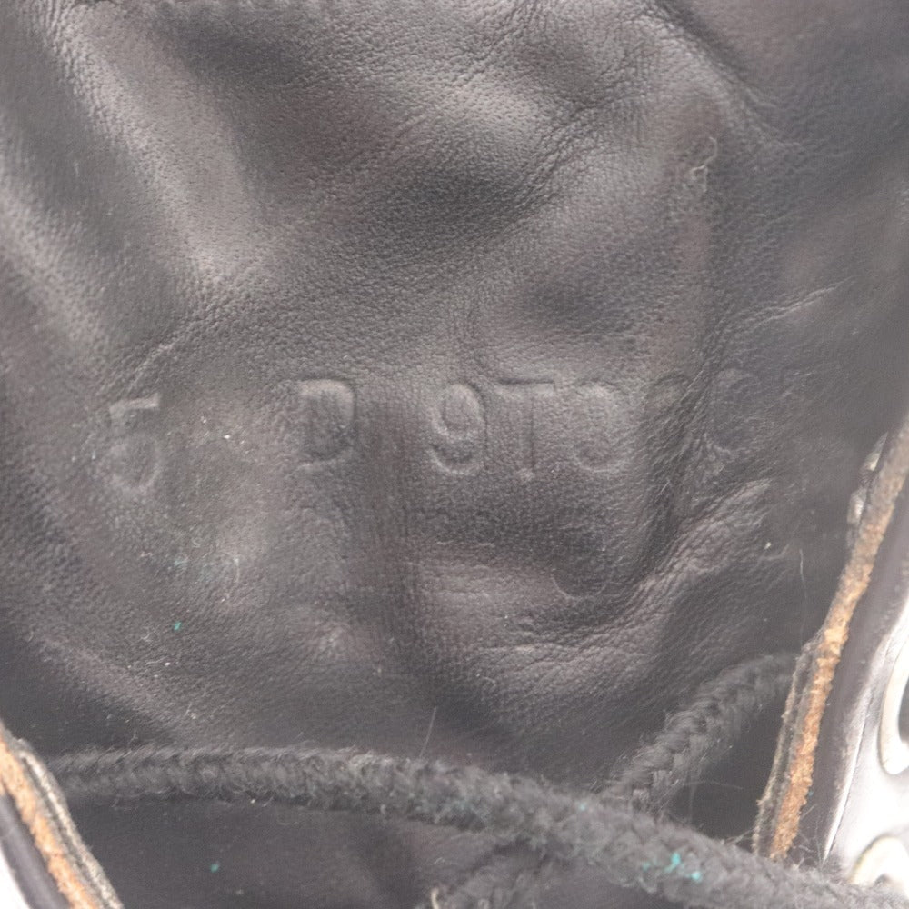 RED WING 8165 Leather Boots, Plain Toe, Made in USA, Women's, Size 23.5cm, Black