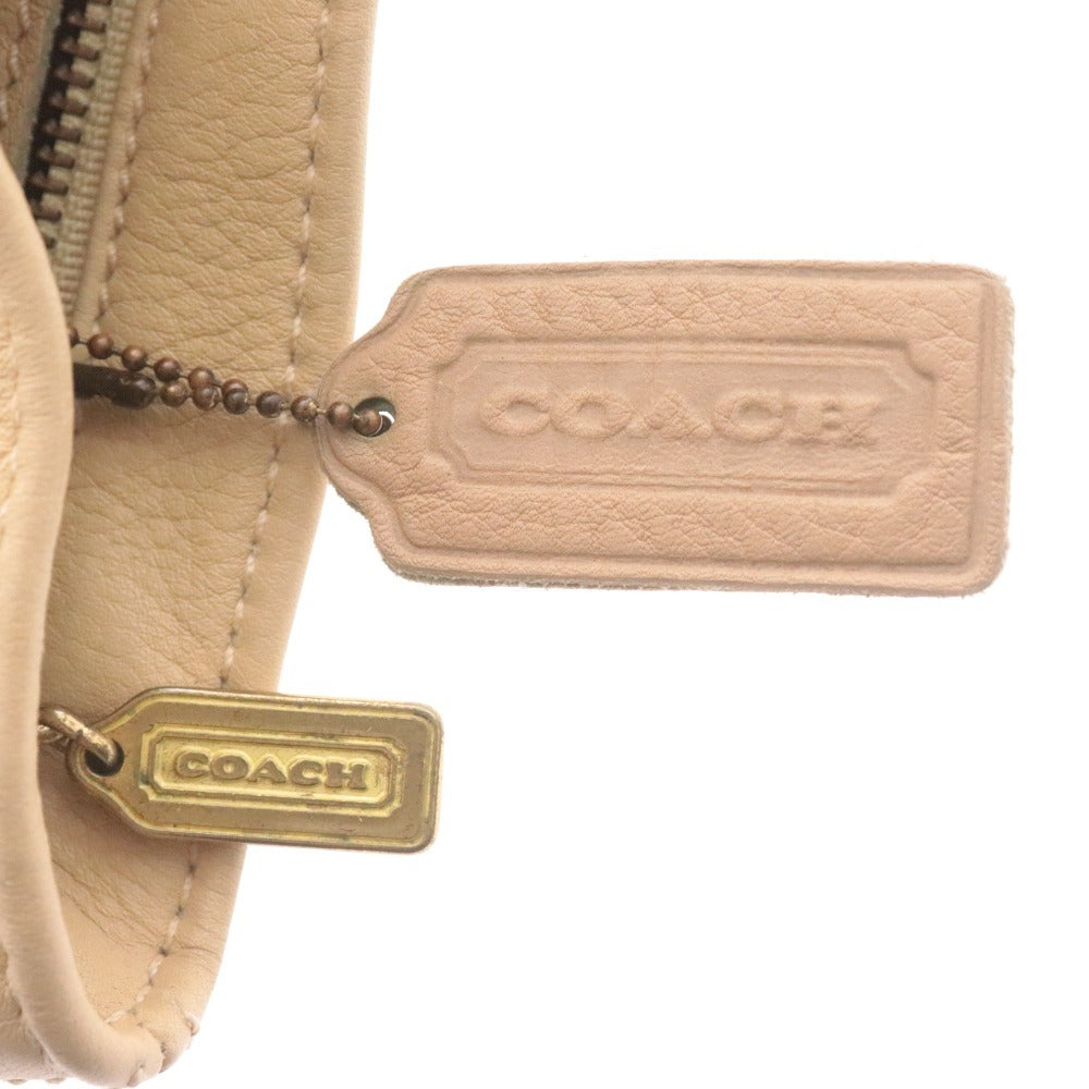 ■ COACH コーチ ショルダーバッグ D6B-4907 鞄 革 レザー レディース アイボリー