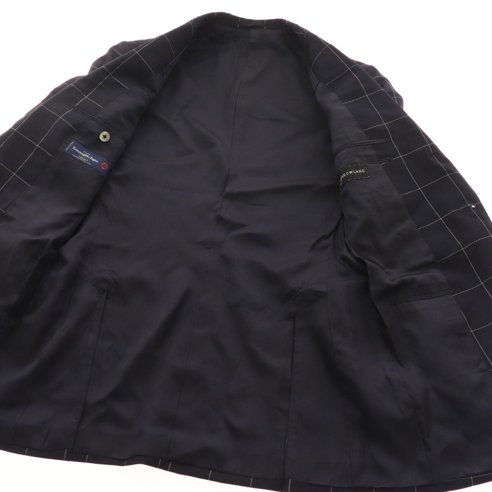 ■ トゥモローランド ジャケット ブレザー アウター ウール メンズ 46 ネイビー