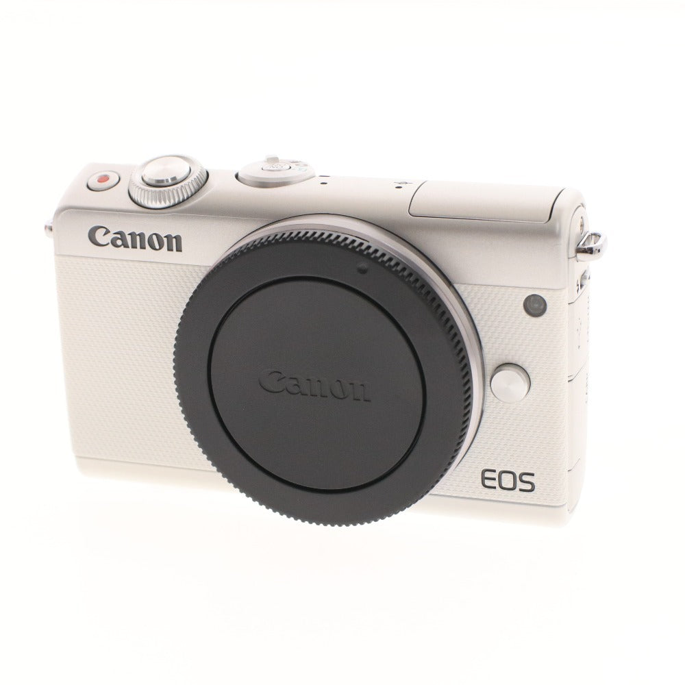 ■ キヤノン EOS M100 ボディ ミラーレス 一眼カメラ ホワイト 通電確認済み 付属品付き 未使用