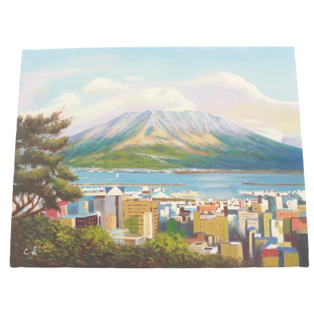 ■ Painting Sakurajima Signed F6 size