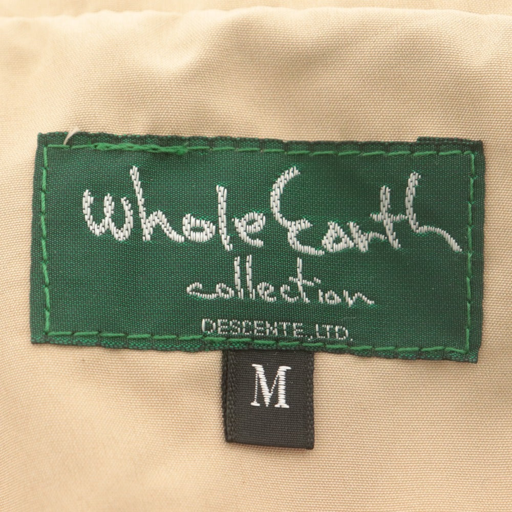 ■ whole earth ホールアース ミスティートラベルベスト ノースリーブ ジャケット アウター メンズ M ベージュ系 タグ付き 未使用