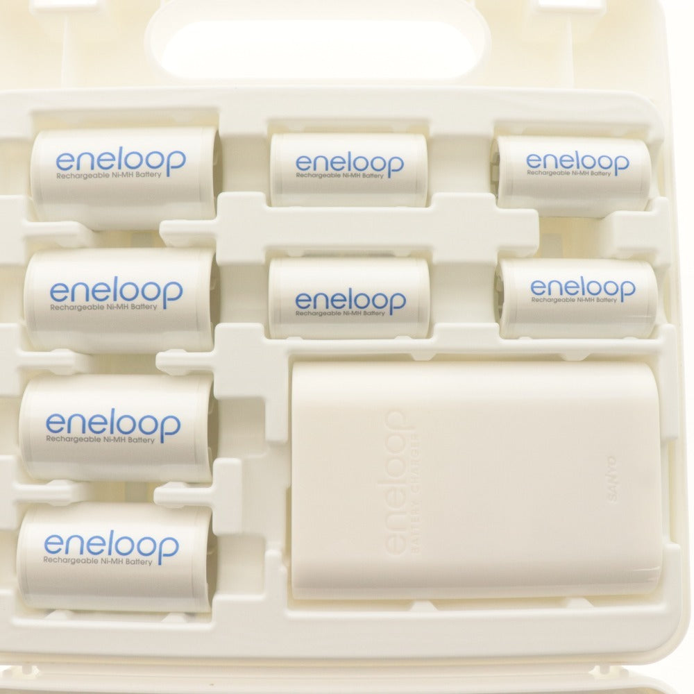 ■ SANYO サンヨー 充電式ニッケル水素電池 eneloop/エネループ 充電器セット N-TGNO124BST 単1,2,3,4形 未使用