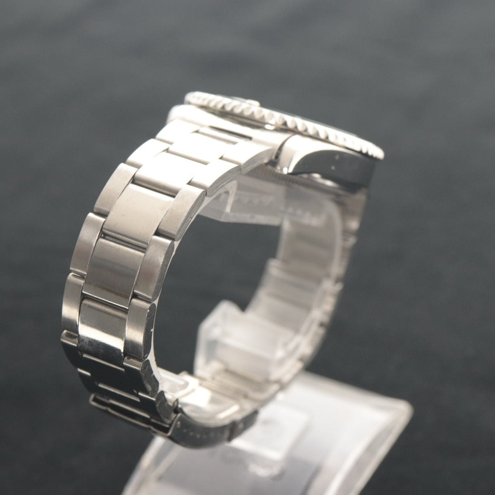 ■ SEWOR セウォア 腕時計 AUTOMATIC 自動巻き 106.5g メンズ シルバー 文字盤 ブラック 付属品付き