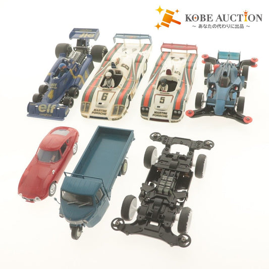 ■ ミニ四駆 7点セット まとめ売り タイレルP34 ポルシェ936 2000GT T-01 ADVAN シャドウシャーク 等 自動車模型 付属品付き ジャンク