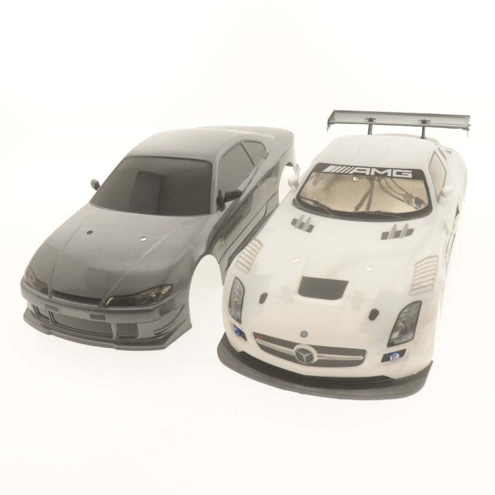 ■ タミヤ ラジコン ボディ 2点セット まとめ売り 1/10 S15 シルビア RC メルセデス・ベンツ SLS AMG GT3 ライト付き ボディ 自動車パーツ