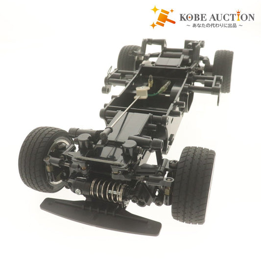 ■ TAMIYA 電動ラジコンフレーム シャーシ M02 全長34cm ミニクーパー RC 自動車部品パーツ サーボホーン付き 動作未確認 ジャンク