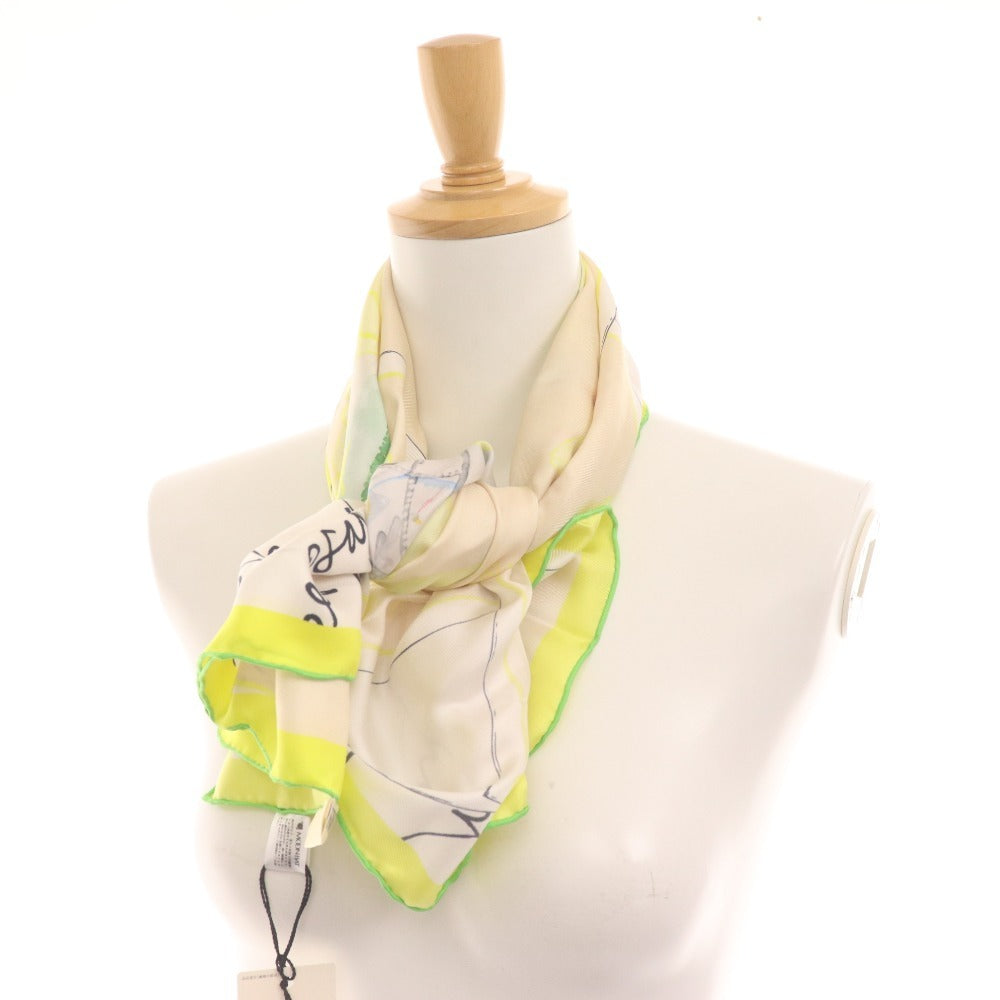 ■ スウォッシュロンドン スカーフ シルク％ レディース イエロー系 付属品付き 未使用