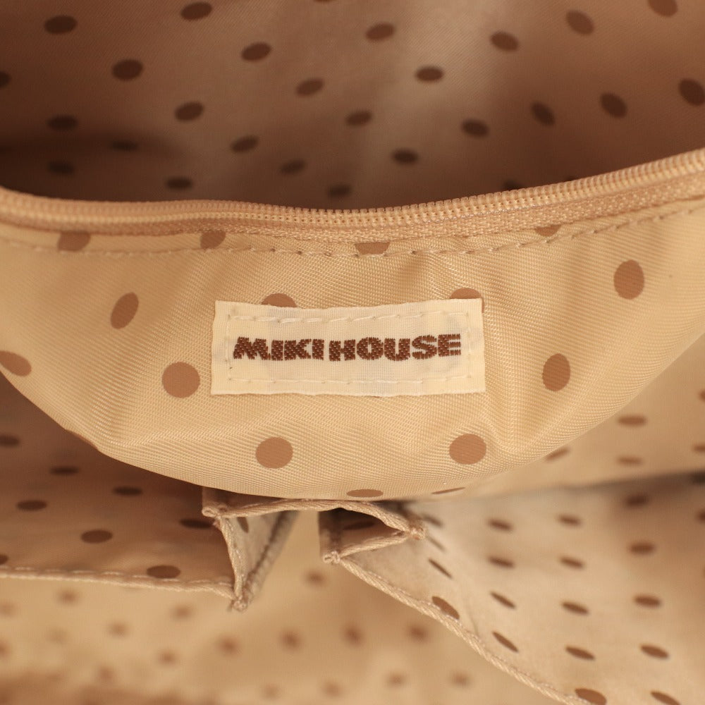 ■ ミキハウス トートバッグ マザーズバッグ 鞄 キルティング 2way レディース ブラック