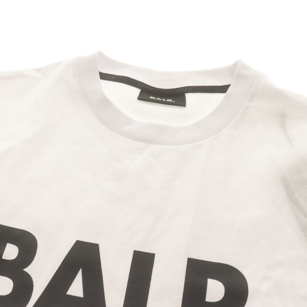■ BALR. ボーラー Tシャツ 半袖トップス JP BRAND T-SHIRT クルーネック ロゴ プリント メンズ L ホワイト タグ付き 未使用