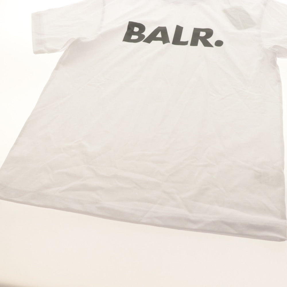 ■ BALR. ボーラー Tシャツ 半袖トップス JP BRAND T-SHIRT クルーネック ロゴ プリント メンズ L ホワイト タグ付き 未使用