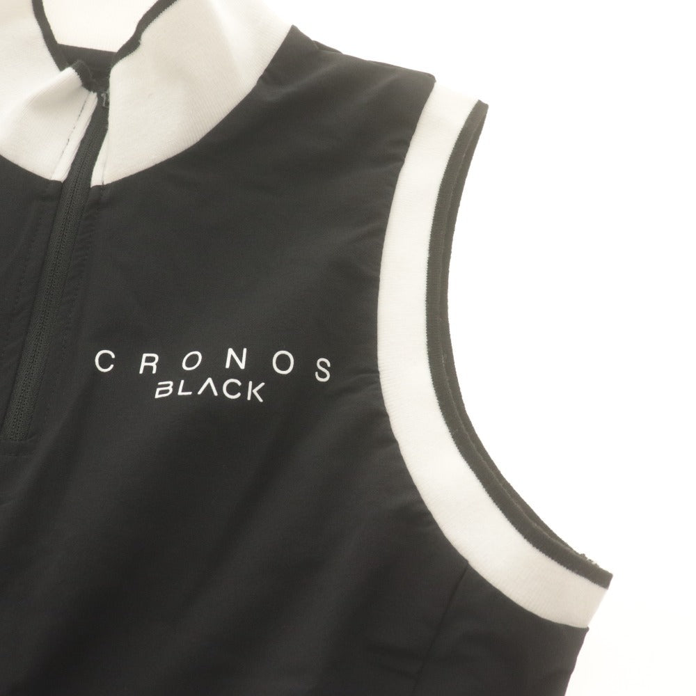 CRONOS BLACK ノースリーブ ワンピース ゴルフウェア ゴルフ CRONOS BLACK ノースリーブ ワンピース