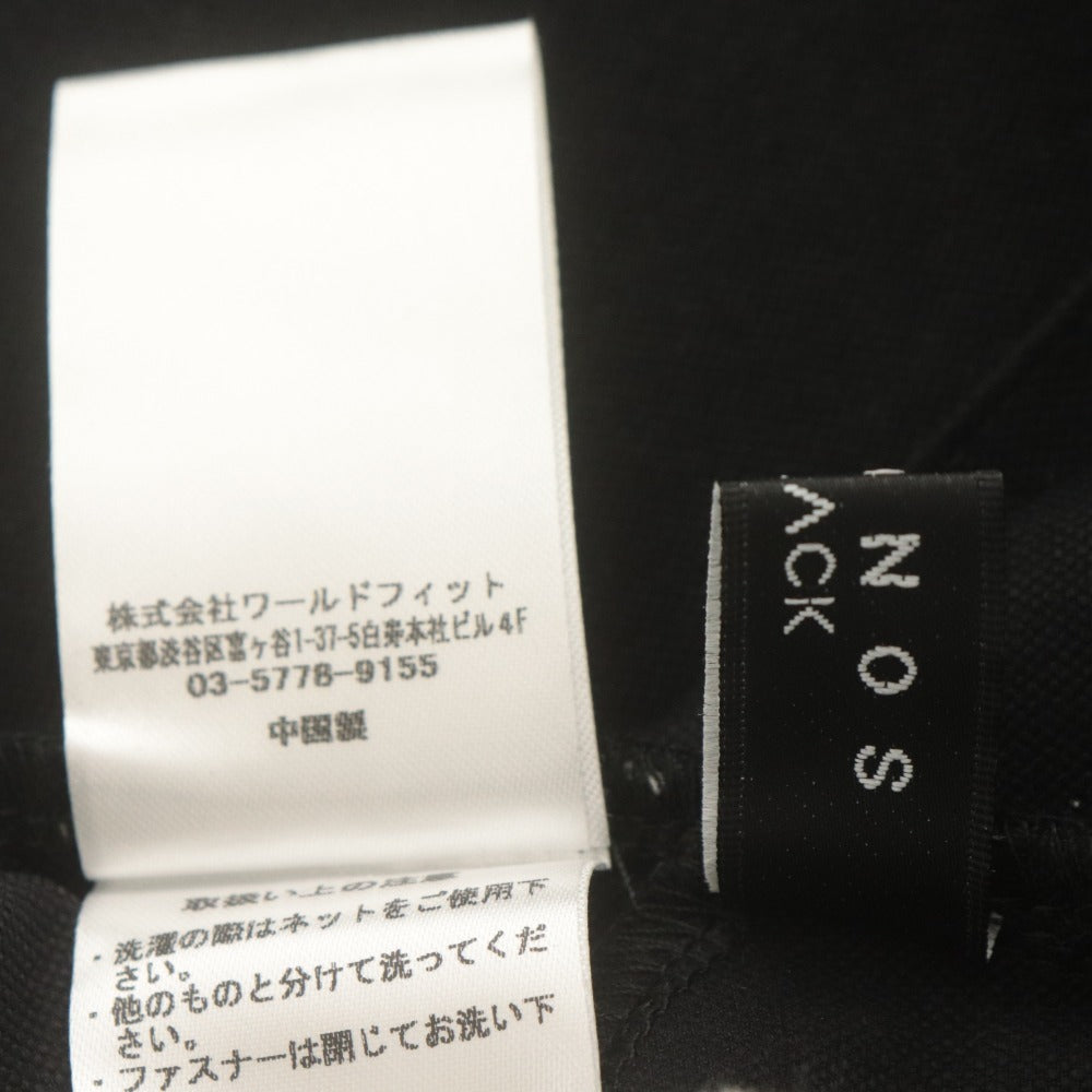 ■ CRONOS BLACK クロノスブラック ワンピース ノースリーブ トップス ハーフジップ ゴルフ レディース 38 （M）ブラック タグ付き 未使用