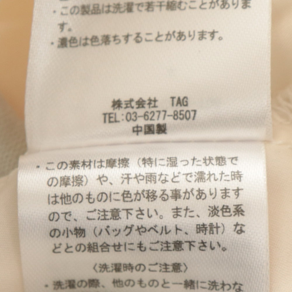 ■ Crayme クレイミー ワンピース フレアドレス ノースリーブ トップス スクエアネック レディース F ベージュ タグ付き 未使用