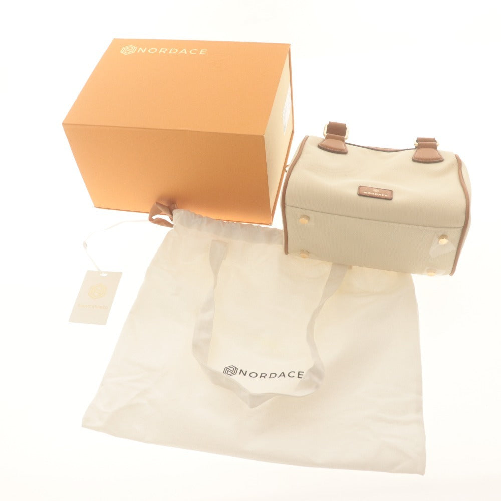 ■ NORDACE ノルディス ハンドバッグ ショルダーバッグ 鞄 Siena Riviera ボストンバッグ レディース ベージュ系 付属品付き 未使用