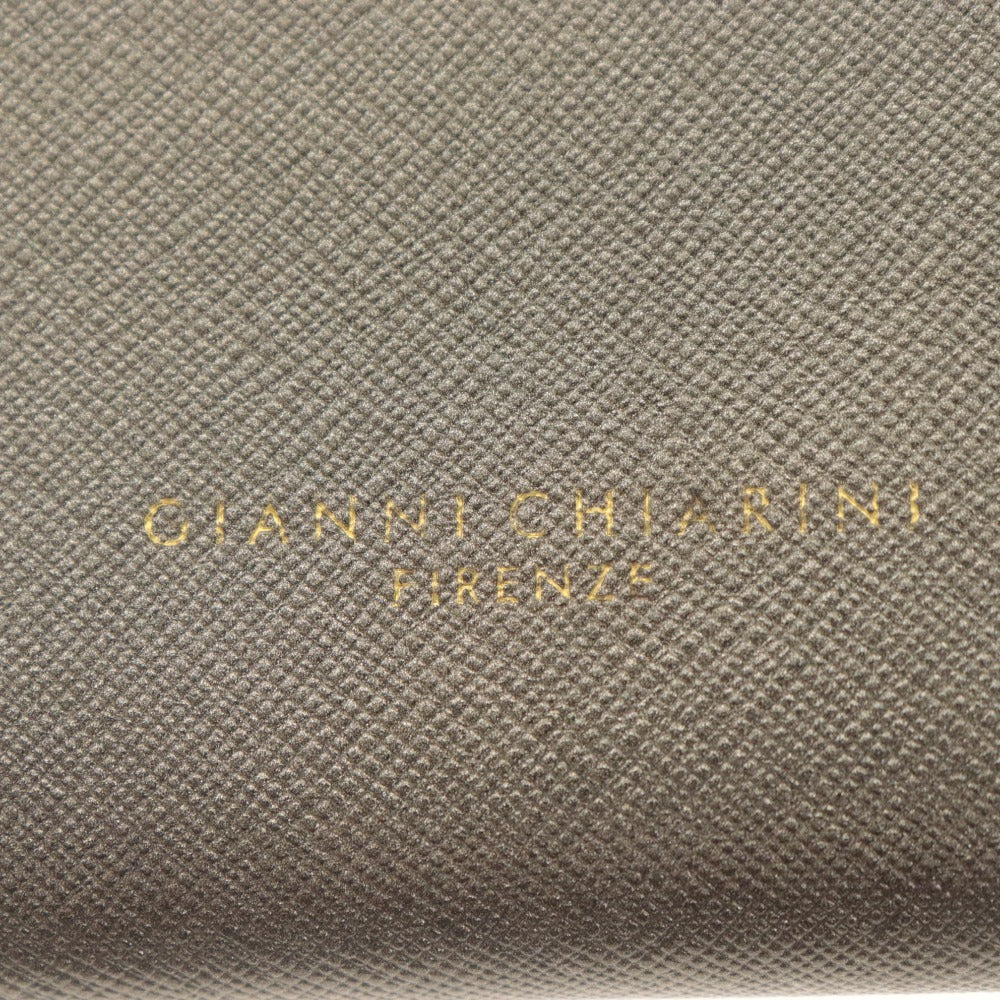 ■ GIANNI CHIARINI ジャンニキャリーニ ジャンニキアリーニ 財布 ウォレット ラウンドファスナー 小銭入れ レディース グレー系