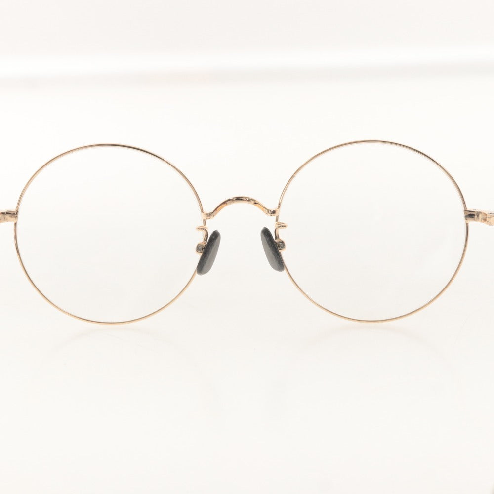 ■ KIKU 眼鏡 KBM0003-01 BIYOU MEGANE 美容眼鏡 VIVIPAD UV400対応 ファッションアイウェア レディース ゴールド系 付属品付き 未使用