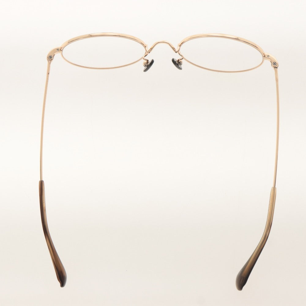 ■ KIKU 眼鏡 KBM0003-01 BIYOU MEGANE 美容眼鏡 VIVIPAD UV400対応 ファッションアイウェア レディース ゴールド系 付属品付き 未使用