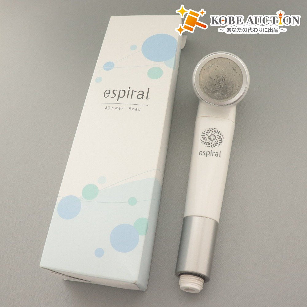 ■ マホロバーニーズ espiral エスパイラル シャワー浄水器 ナノバブル シャワーヘッド 付属品付き