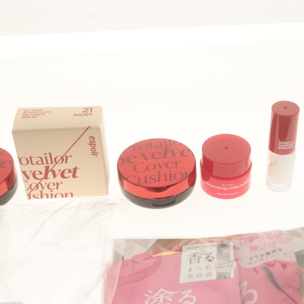 ■ コスメデコルテ BLOOM BEAUTIFULLY 等 大量セット まとめ売り サンプル マグネット式つけまつげ スクラブ 等 コスメ 1.3kg 未使用含む