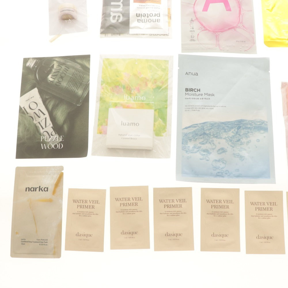 ■ コスメデコルテ BLOOM BEAUTIFULLY 等 大量セット まとめ売り サンプル マグネット式つけまつげ スクラブ 等 コスメ 1.3kg 未使用含む