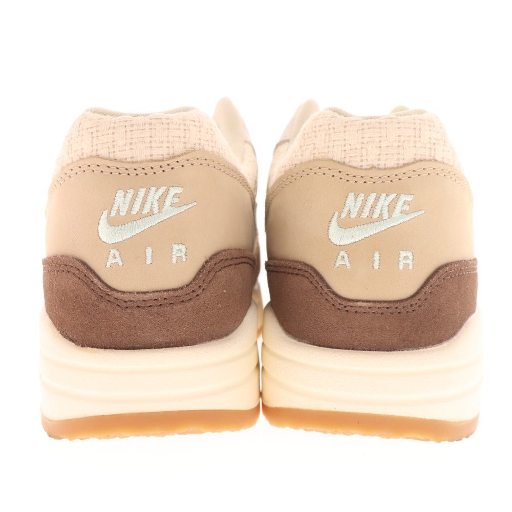 ■ Nike Air Max 1 Premium Sneakers FD5088-200 Shoes Men's 26.5cm Brown with replacement laces and box