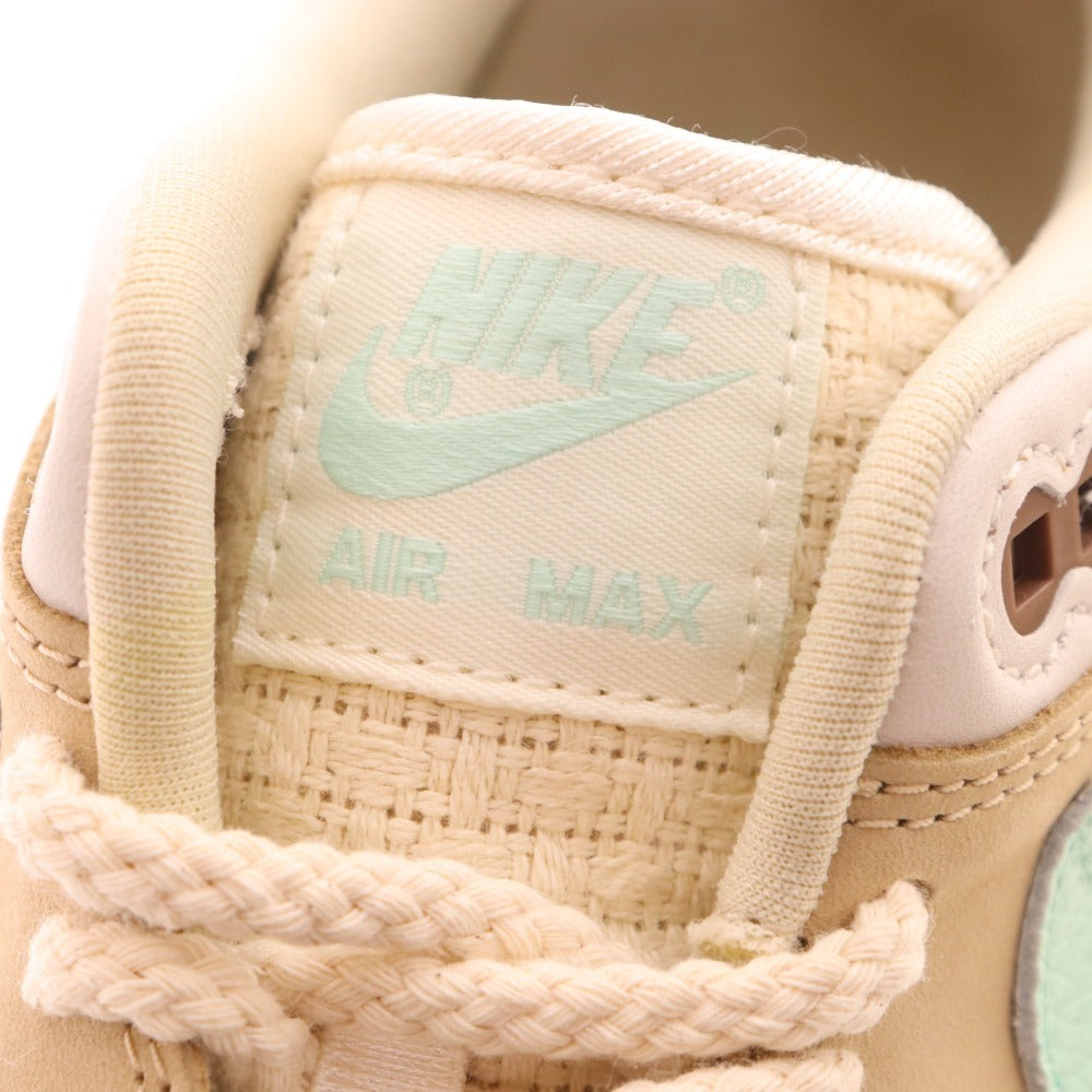 ■ Nike Air Max 1 Premium Sneakers FD5088-200 Shoes Men's 26.5cm Brown with replacement laces and box