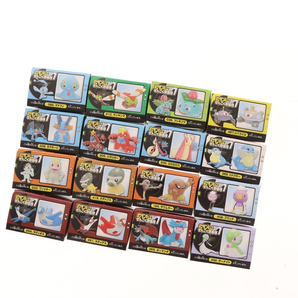 ■ Pokemon Kids DP National Pokédex Edition 7 Complete Set of 16 Types Candy Toys Unopened Unused