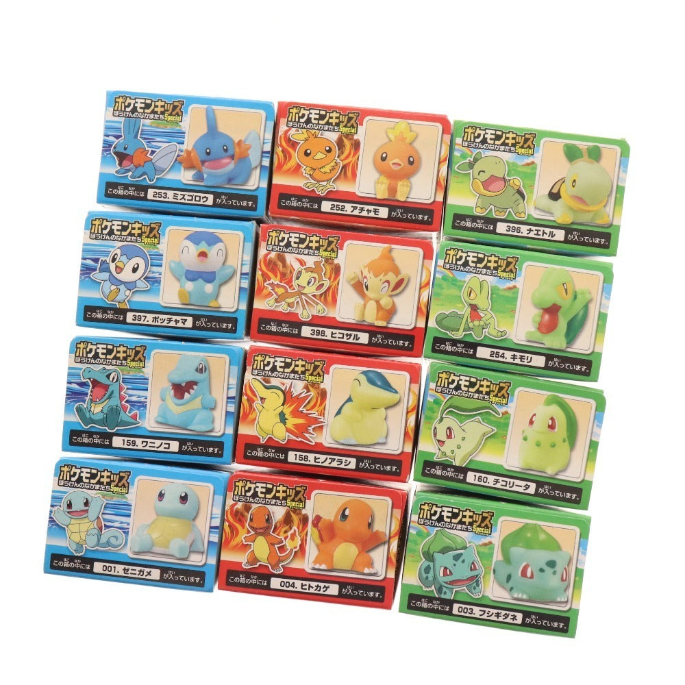 ■ Pokemon Kids Adventure Friends Special Complete Set of 12 Types Candy Toys Unopened Unused