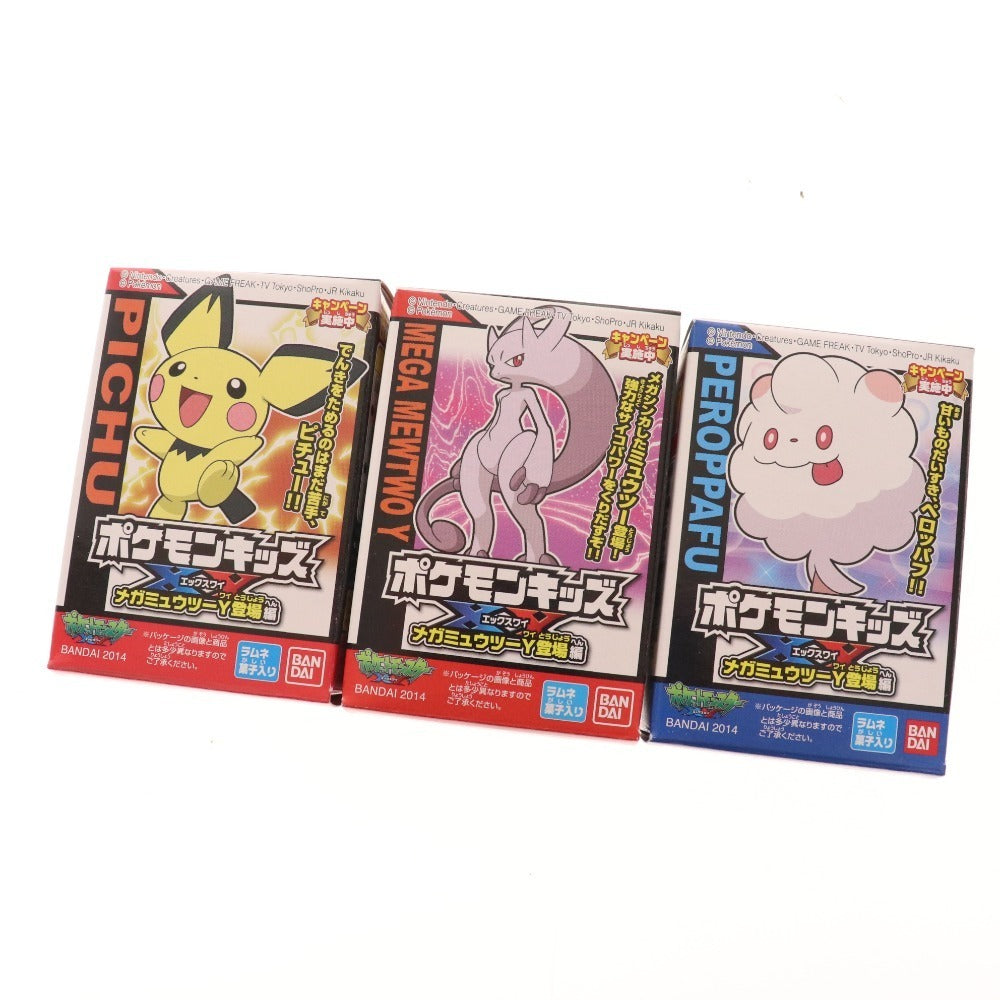 ■ Pokemon Kids XY Mega Mewtwo Y Appearance Edition Complete Set of 12 Types Candy Toys Unopened Unused