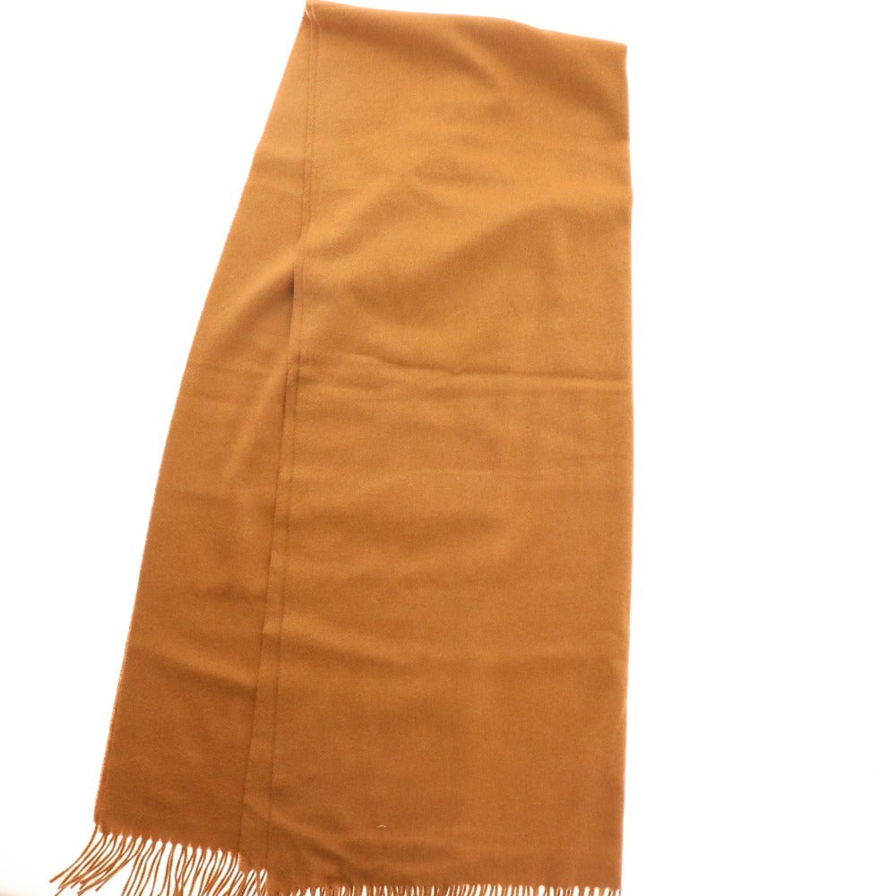 ■ ジョンストンズ オブ エルガン マフラー 大判スカーフ 100％カシミヤ ユニセックス ブラウン