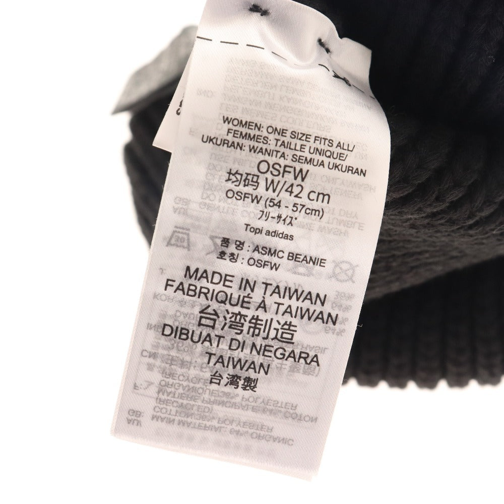 ■ アディダス ステラマッカートニー ニットキャップ 帽子 ビーニー レディース OSFW ブラック