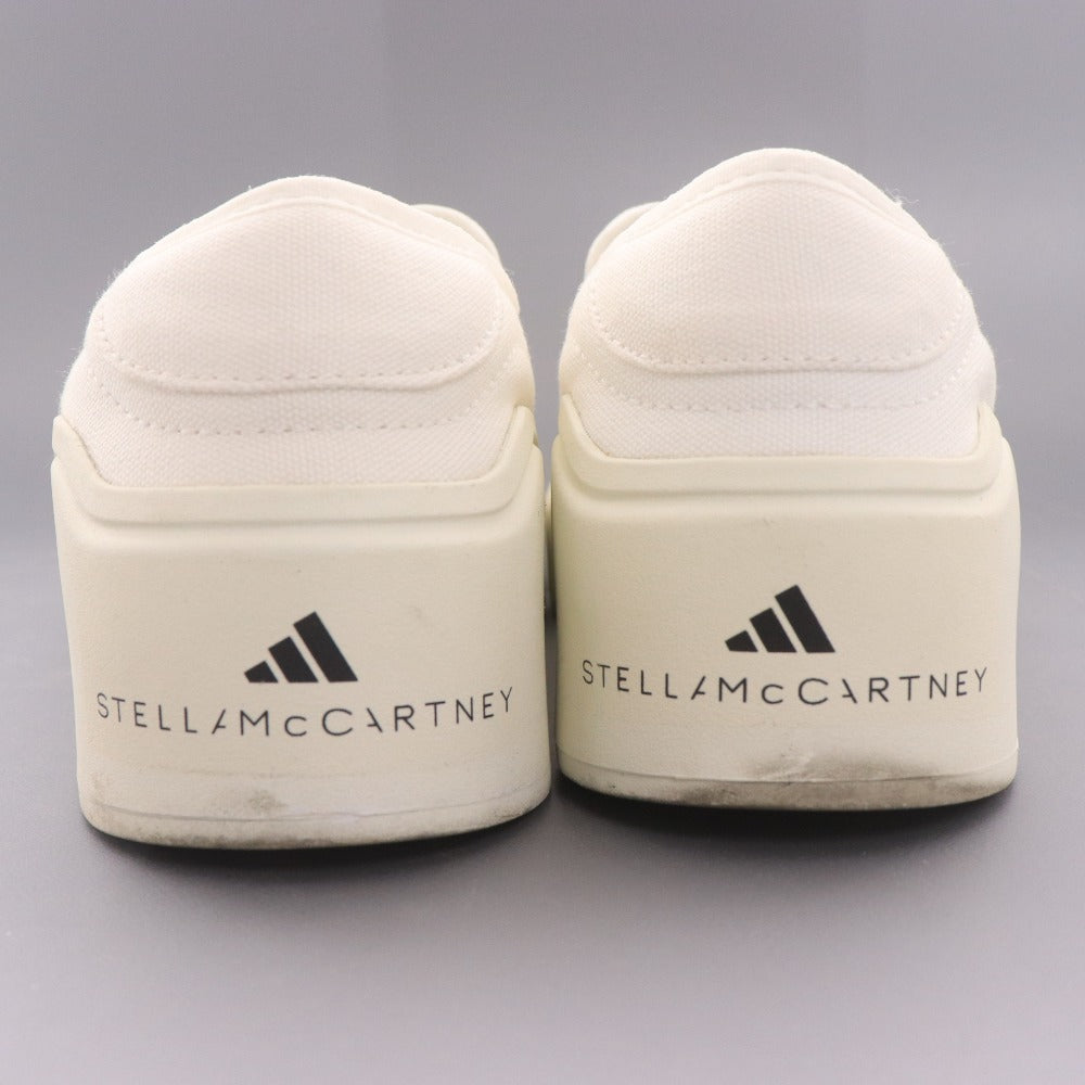 ■ アディダス バイ ステラマッカートニー スリッポン HP3206 靴 スニーカー キャンバス レディース 24 ホワイト 箱付き