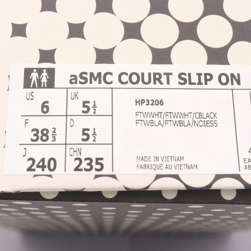 ■ アディダス バイ ステラマッカートニー スリッポン HP3206 靴 スニーカー キャンバス レディース 24 ホワイト 箱付き