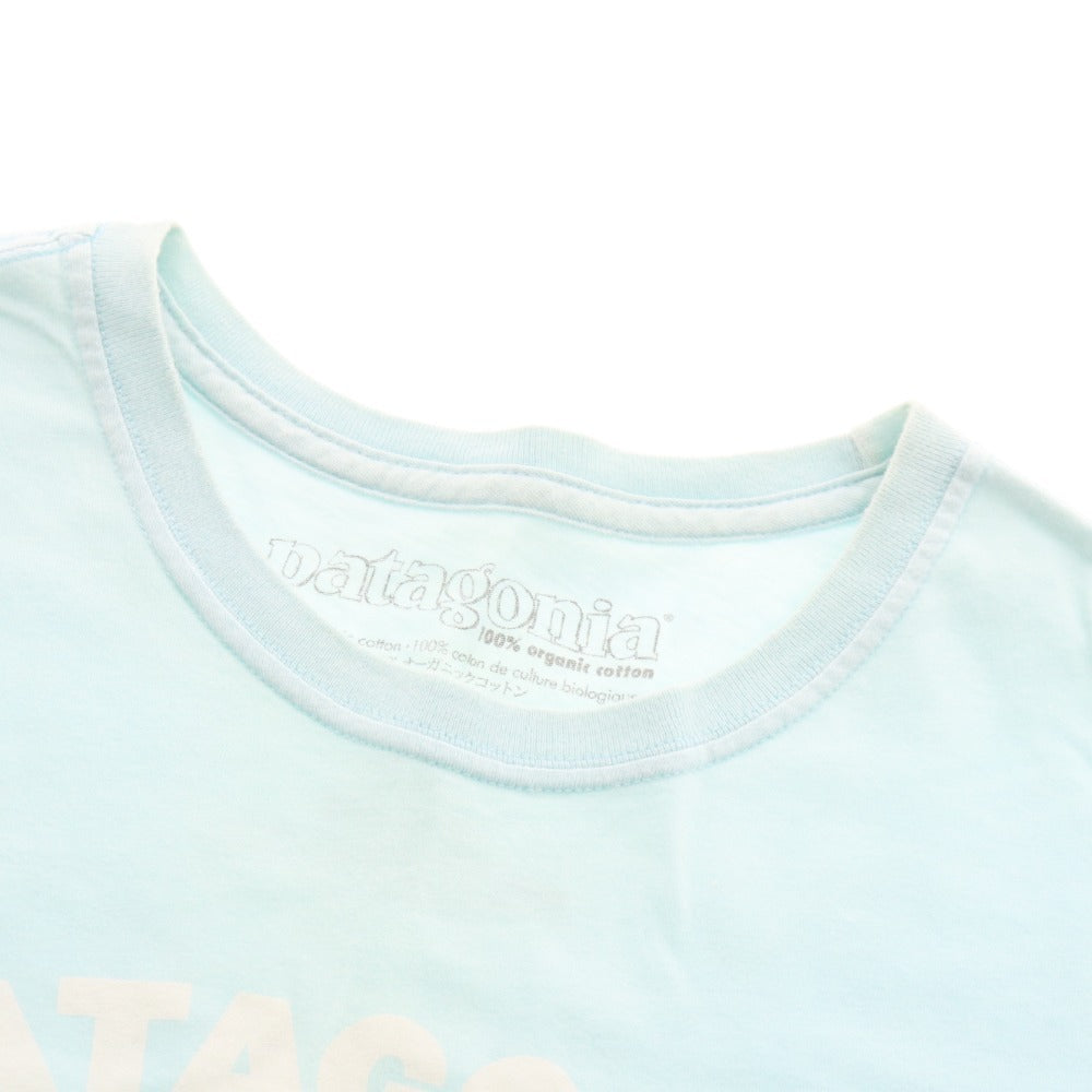 ■ パタゴニア Tシャツ 半袖 トップス ハレイワ プリント パイナップル レディース M ブルー系