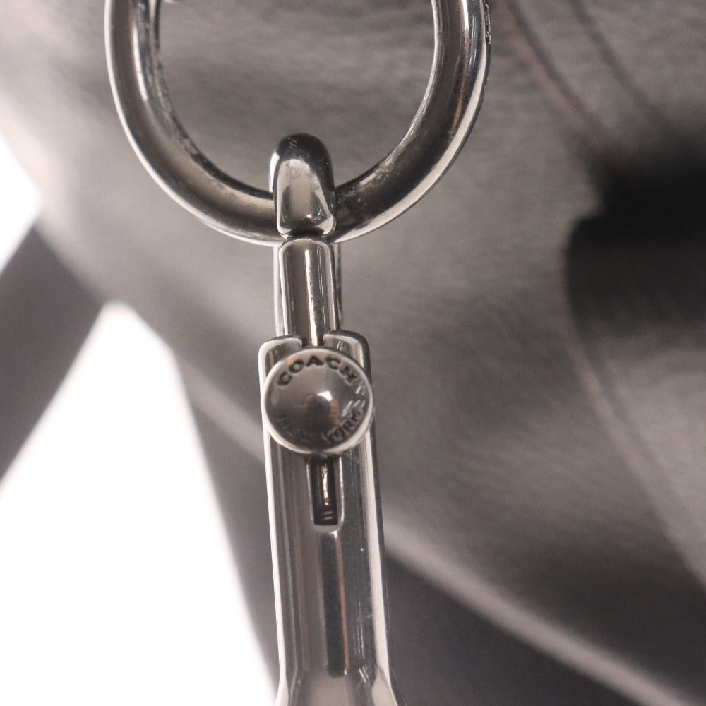 ■ Coach Boston Bag Shoulder Bag 2-Way Logo Large Capacity Men's Women's Black