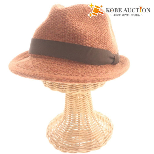 ■ バーニーズニューヨーク ハット 帽子 メンズ 58～60 ブラウン 未使用