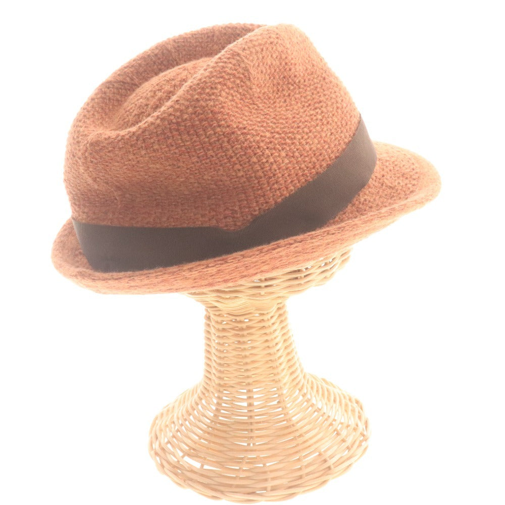 ■ バーニーズニューヨーク ハット 帽子 メンズ 58～60 ブラウン 未使用