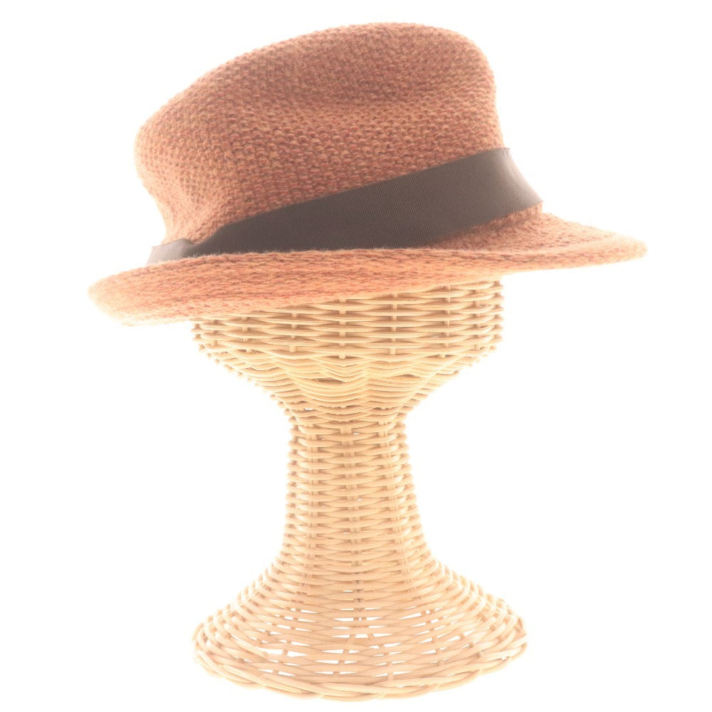 ■ バーニーズニューヨーク ハット 帽子 メンズ 58～60 ブラウン 未使用