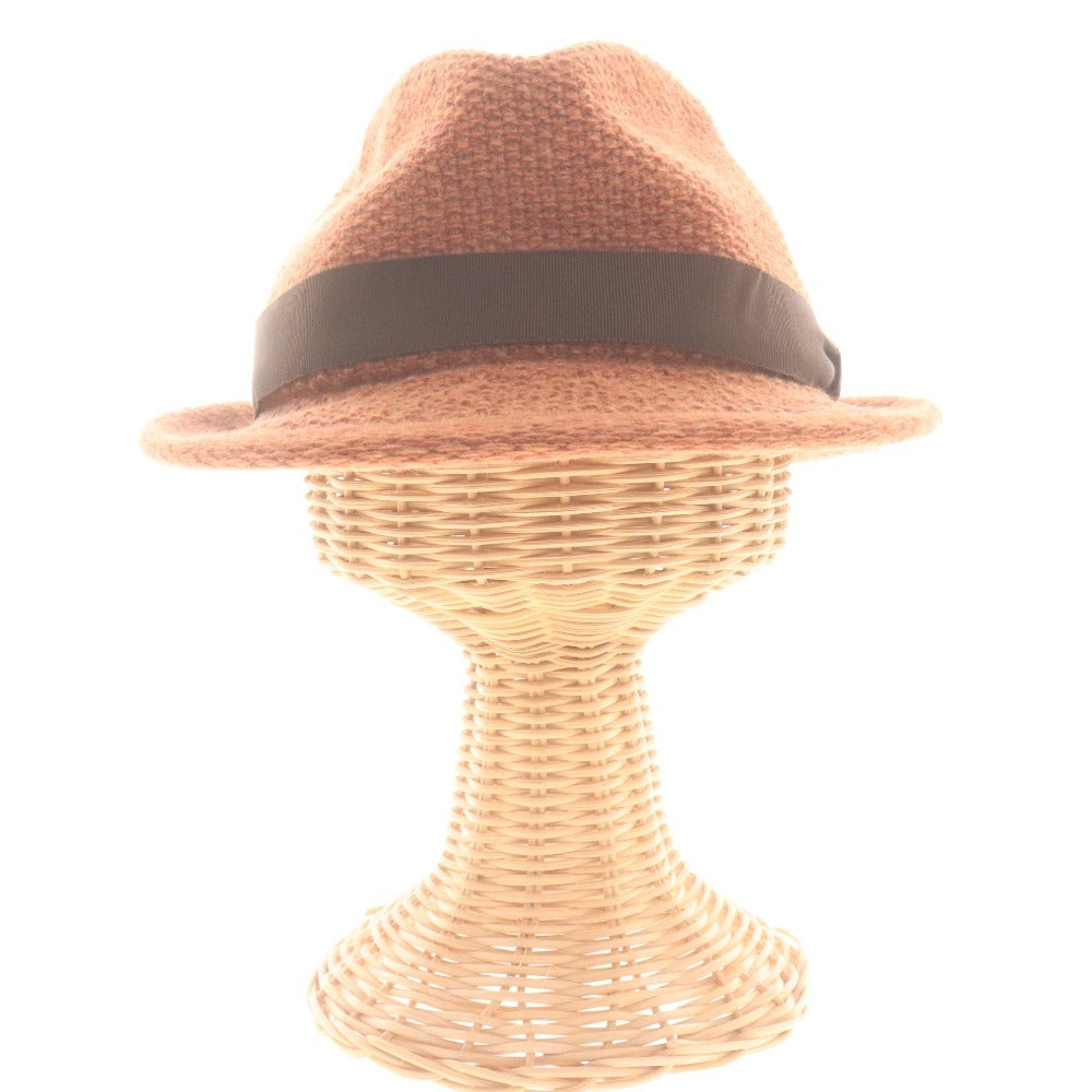 ■ バーニーズニューヨーク ハット 帽子 メンズ 58～60 ブラウン 未使用