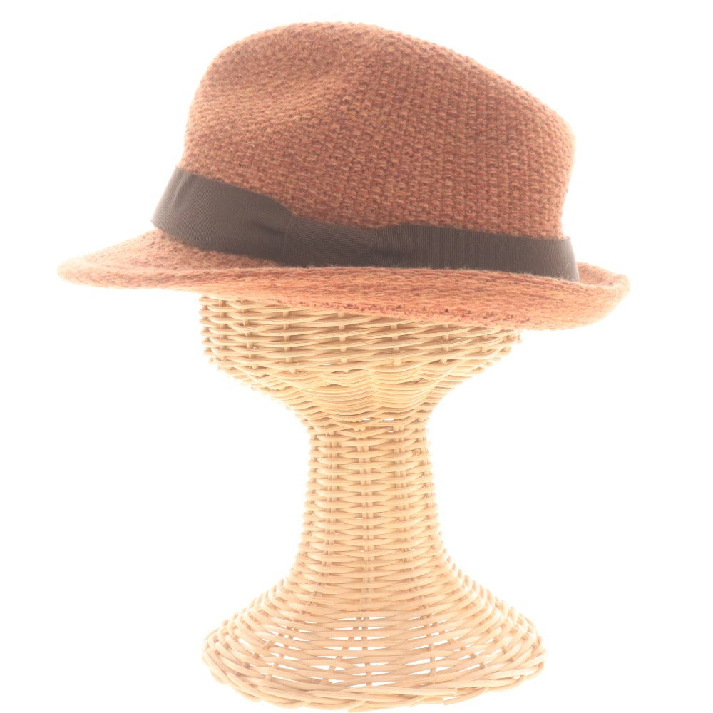 ■ バーニーズニューヨーク ハット 帽子 メンズ 58～60 ブラウン 未使用