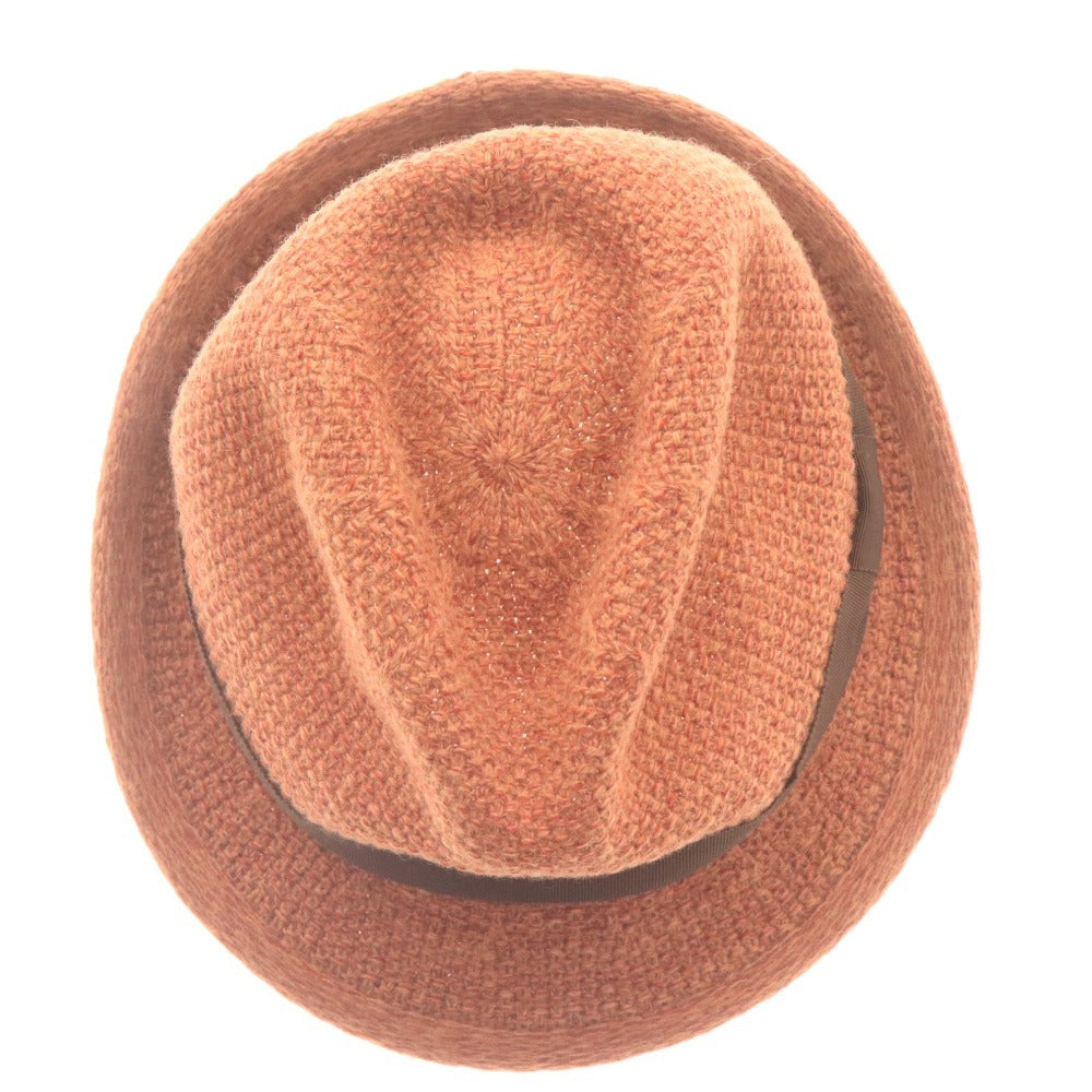 ■ バーニーズニューヨーク ハット 帽子 メンズ 58～60 ブラウン 未使用